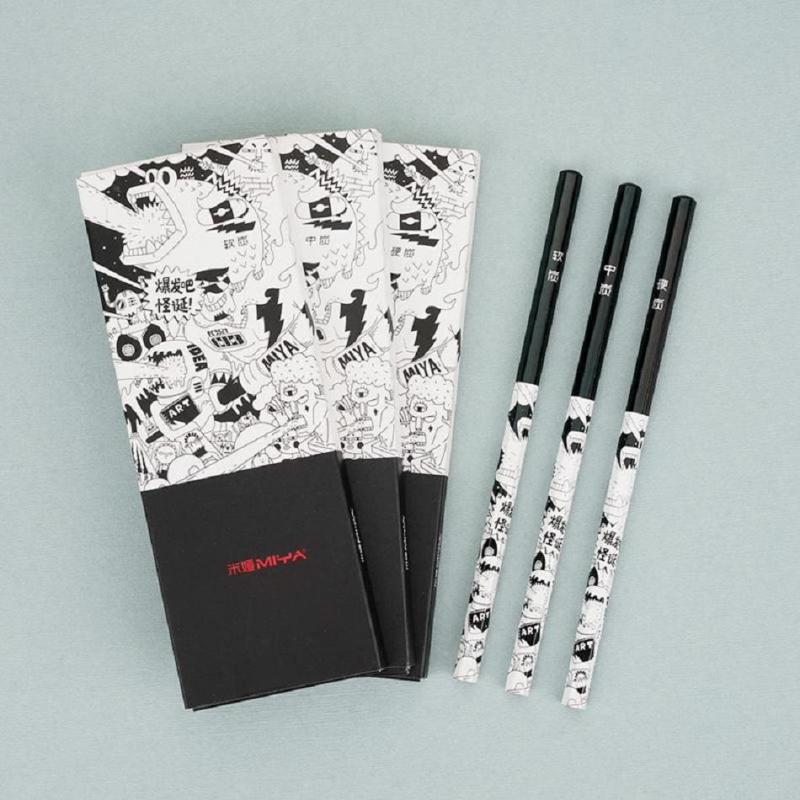 Набор карандашей угольный HIMI мягкие 8 шт FC.QB.TB.050