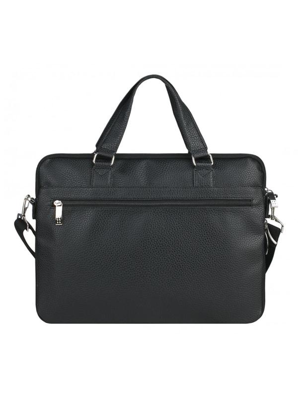 Сумка мужская Franchesco Mariscotti, кож.зам, черная, 2-643-тFM1