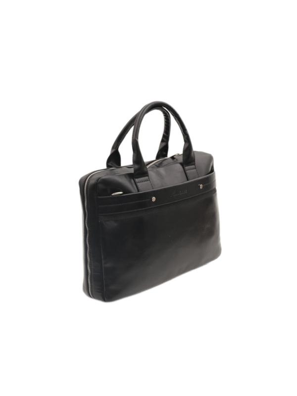 Сумка мужская Alliance, кож.зам, черная, 2-636-G