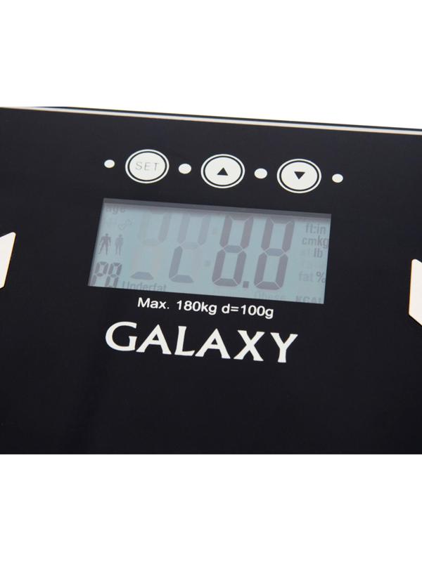 Весы напольные Galaxy GL 4850 электронные макс.180кг черный