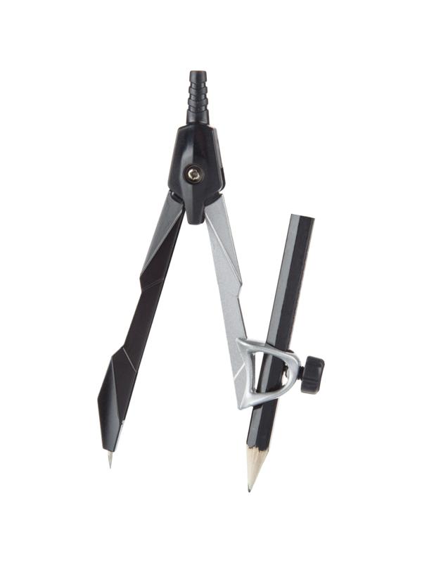 Готовальня Attache BF-BX4 2пр/наб,циркуль 122мм,сер+черн,пл.пенал,европодв