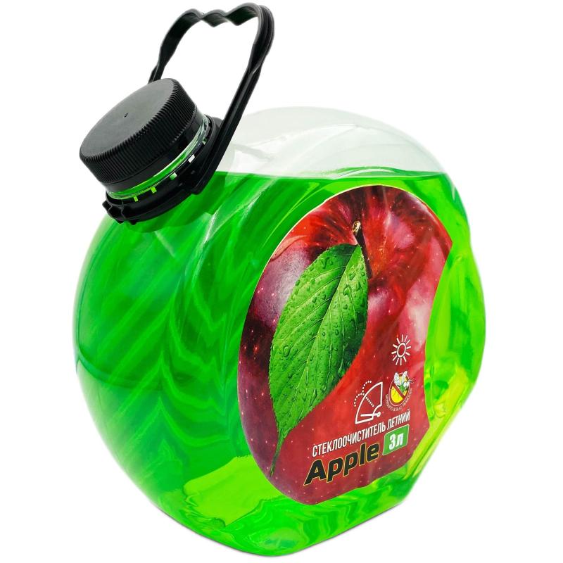 Жидкость стеклоомывающая летняя Tekom Красное Яблоко 3л канистра-шайба