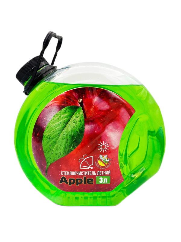 Жидкость стеклоомывающая летняя Tekom Красное Яблоко 3л канистра-шайба