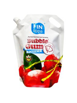 Жидкость стеклоомывающая летняя FIN tippa Bubble Gum вишня 3л дой-пак