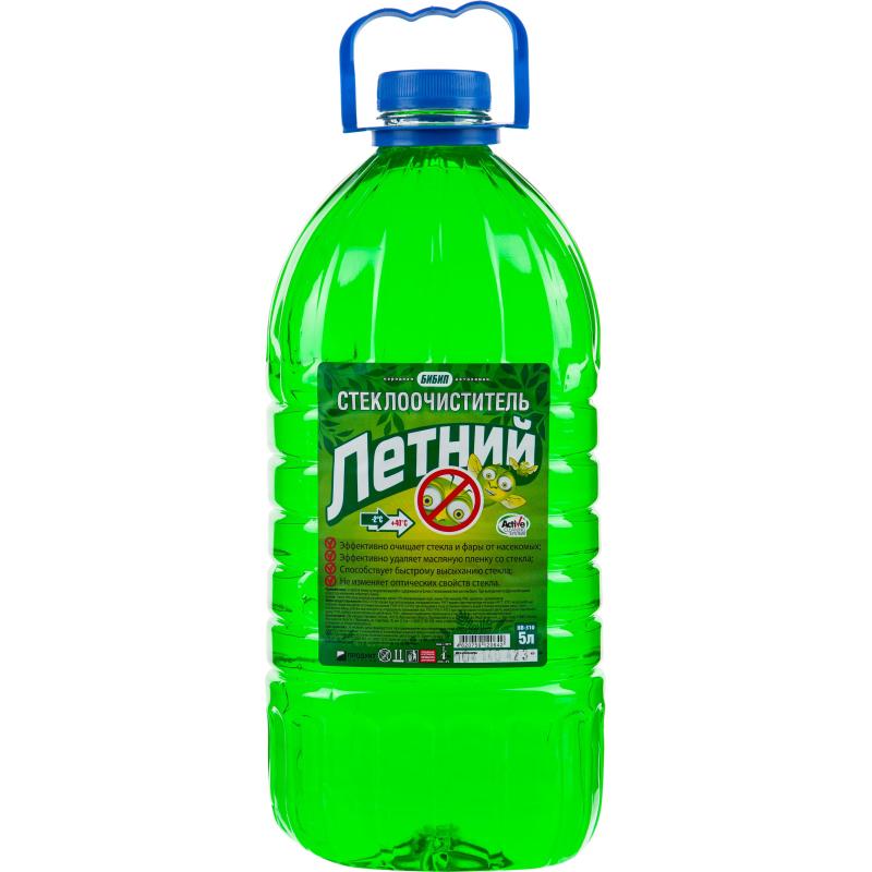 Жидкость стеклоомывающая летняя Бибип 5л ПЭТ (3 штуки в упаковке)