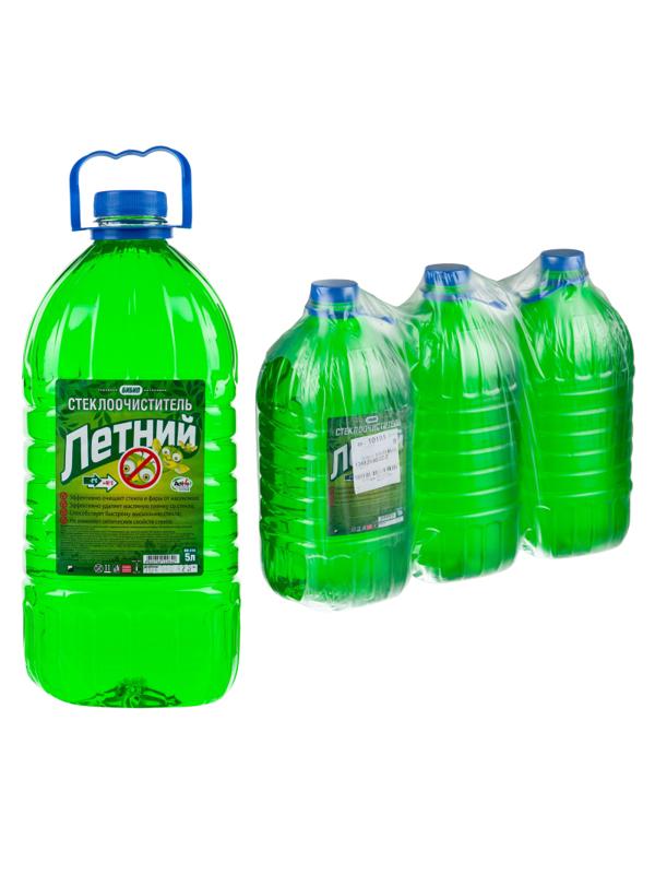 Жидкость стеклоомывающая летняя Бибип 5л ПЭТ (3 штуки в упаковке)