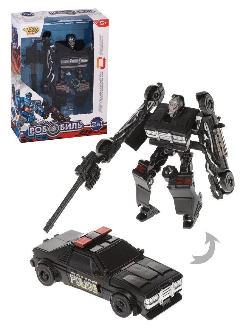 ДЕФЕКТ УПАКОВКИ Робот-машина, в комплекте оружие, коробка