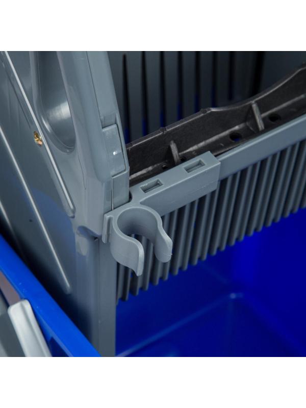 Тележка уборочная с отжимным прессом 100,2x50x81,5см 2х26л AF08092