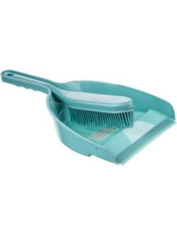 Комплект для уборки совок и щетка с мягкой щетиной из ТПР 33х22см HD5001