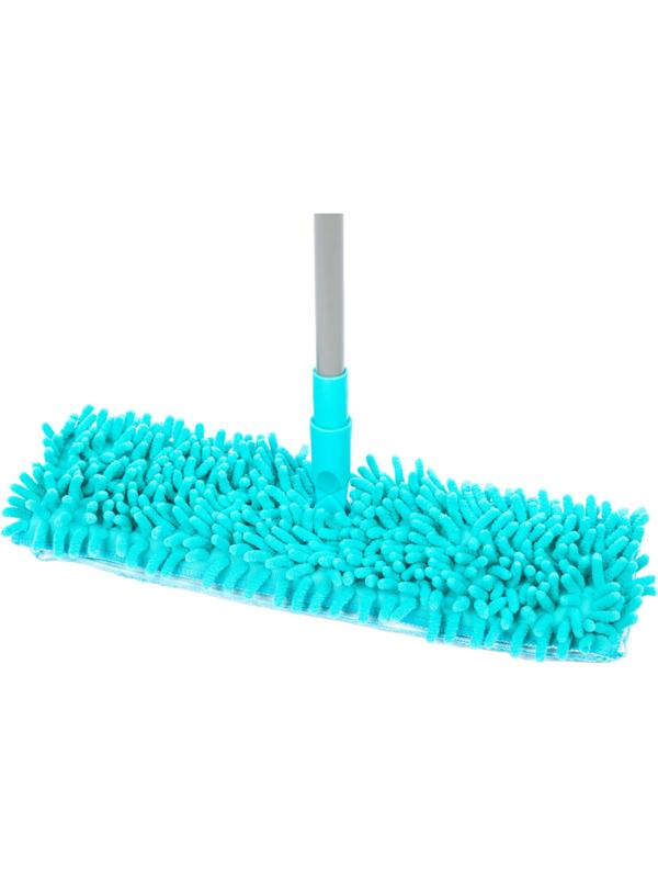 Швабра двухсторонняя д/сух и влажн уборки телескоп ручка 75-130см HD1051AC