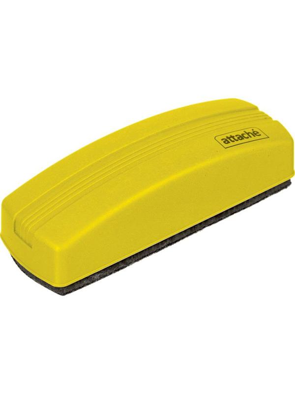 Губка-стиратель для магнитно-маркерных досок,Attache,магнитн,(55x160мм),жел