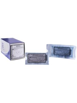 Шовный материал КАПРОН 2 МР 5 с иглой 4C-1,0x40-(2)-K-(1-75), 75см 20шт/у