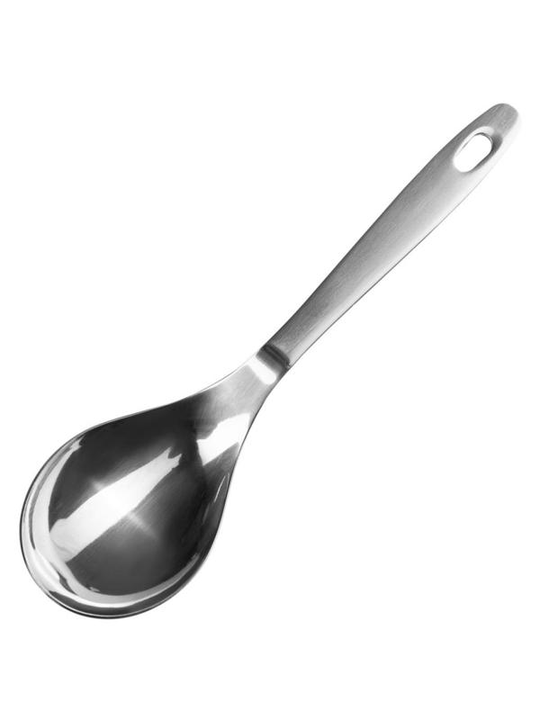 Ложка гарнирная малая нерж.ручка 15см, кт1087