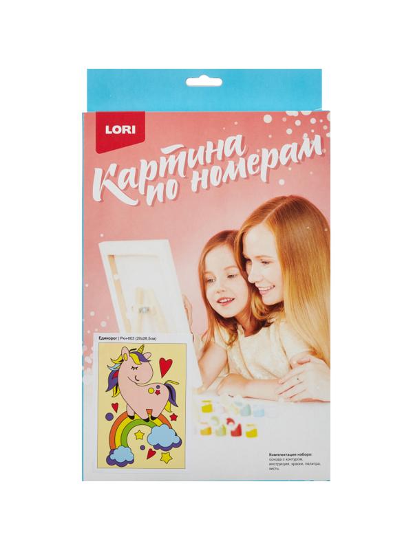 Картина по номерам для малышей Единорог набор Ркн-003