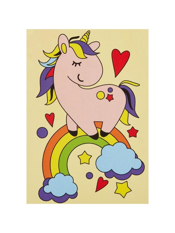Картина по номерам для малышей Единорог набор Ркн-003