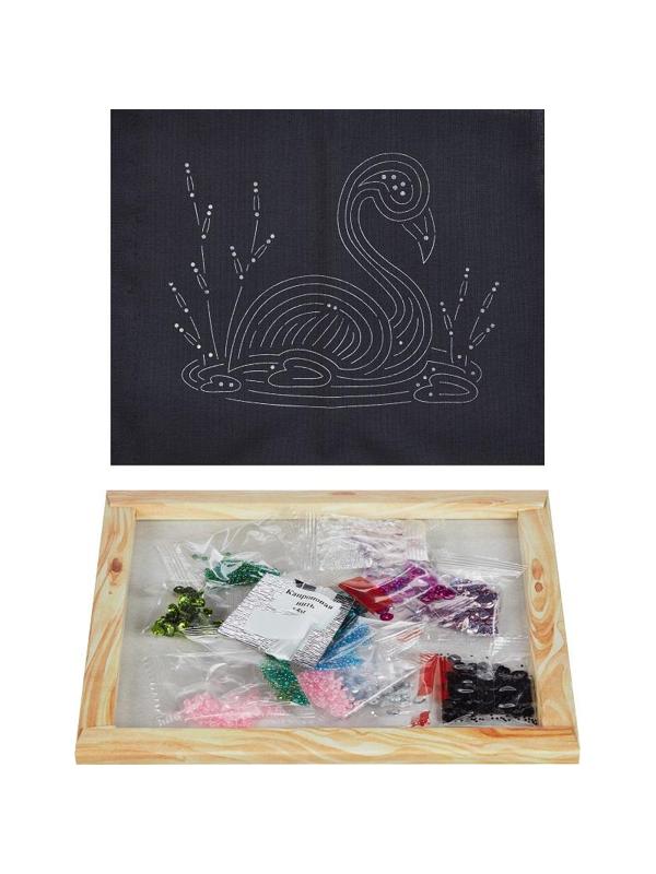 Набор для творчества Вышивка пайетками Фламинго Вп-019