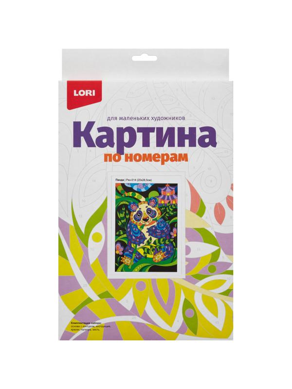 Картина по номерам для малышей Панда набор Ркн-014