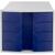 Бокс с выдвижными лотками HAN IMPULS 4 лотка с индек.окнами синий HA1012/14