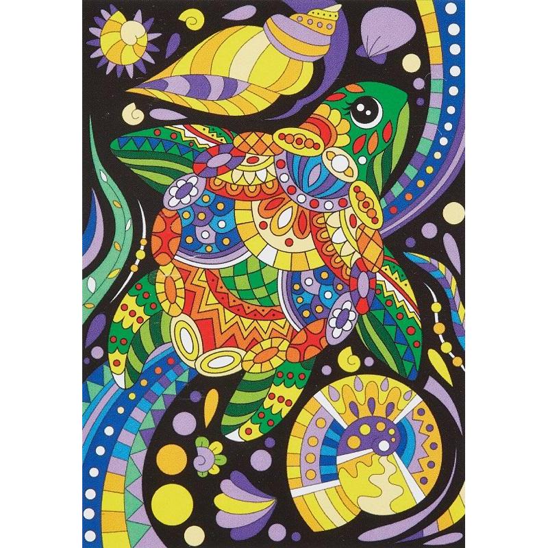 Картина по номерам для малышей Черепашка набор Ркн-020