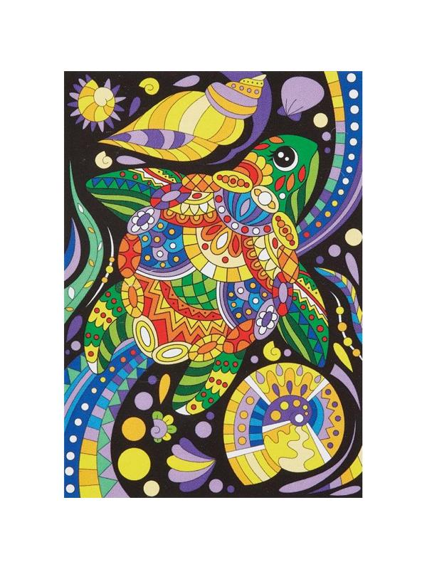 Картина по номерам для малышей Черепашка набор Ркн-020