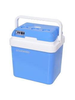 Автохолодильник Starwind CB-112 24л 48Вт голубой/белый