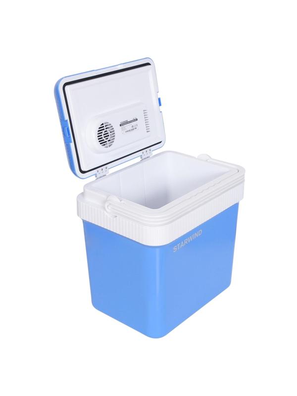 Автохолодильник Starwind CB-112 24л 48Вт голубой/белый
