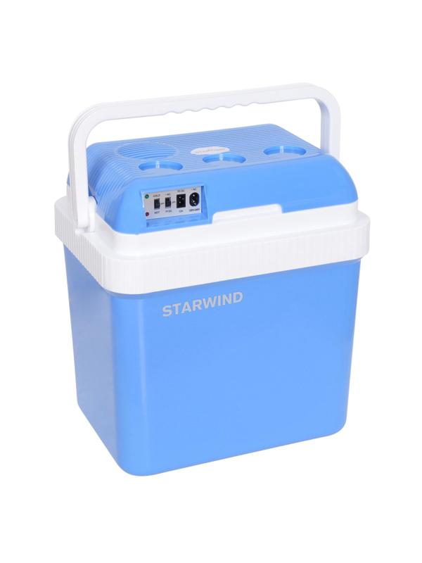 Автохолодильник Starwind CB-112 24л 48Вт голубой/белый