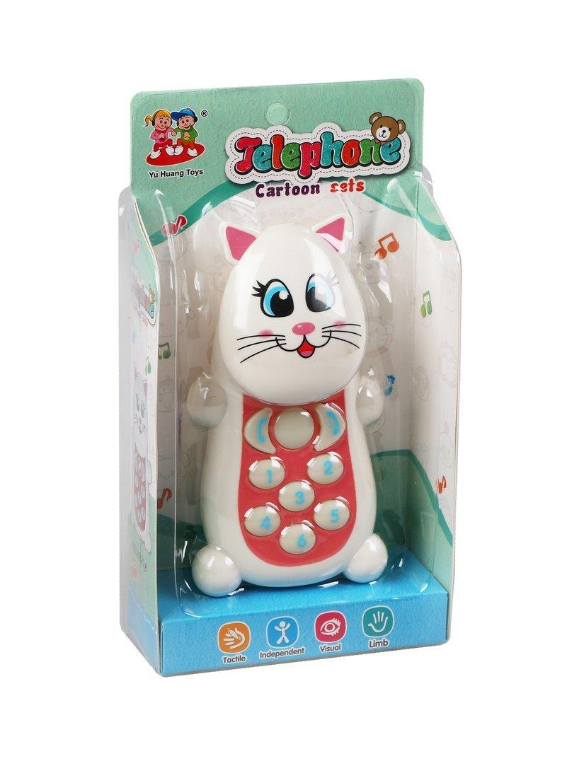 Телефончик эл. Мур-мяу, свет, звук, эл.пит. ААА*2 не вх.в компл.