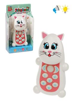 Телефончик эл. Мур-мяу, свет, звук, эл.пит. ААА*2 не вх.в компл.