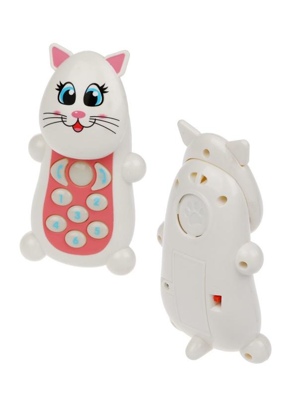 Телефончик эл. Мур-мяу, свет, звук, эл.пит. ААА*2 не вх.в компл.