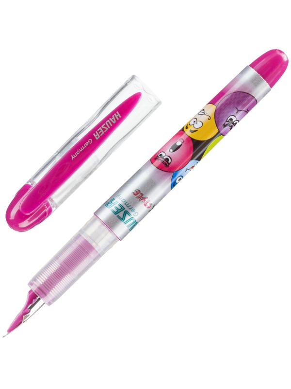 Ручка перьевая Hauser STYLE, пластик, розовая H6144-pink