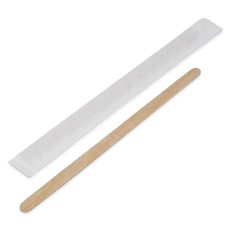 Размешиватель одноразовый деревянный L=14см, инд. уп., 250 шт/уп