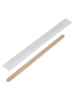 Размешиватель одноразовый деревянный L=14см, инд. уп., 250 шт/уп