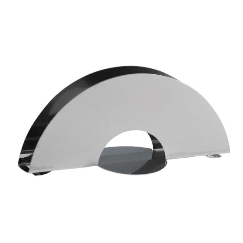 Салфетница L=150мм h=70мм полукруг нерж., кт1079