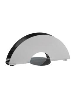 Салфетница L=150мм h=70мм полукруг нерж., кт1079