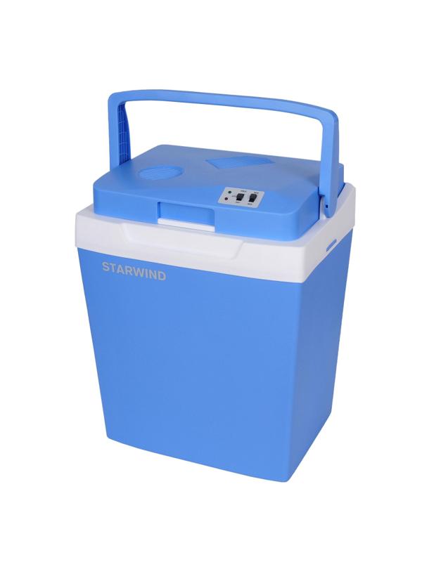 Автохолодильник Starwind CB-117 29л 48Вт синий/серый