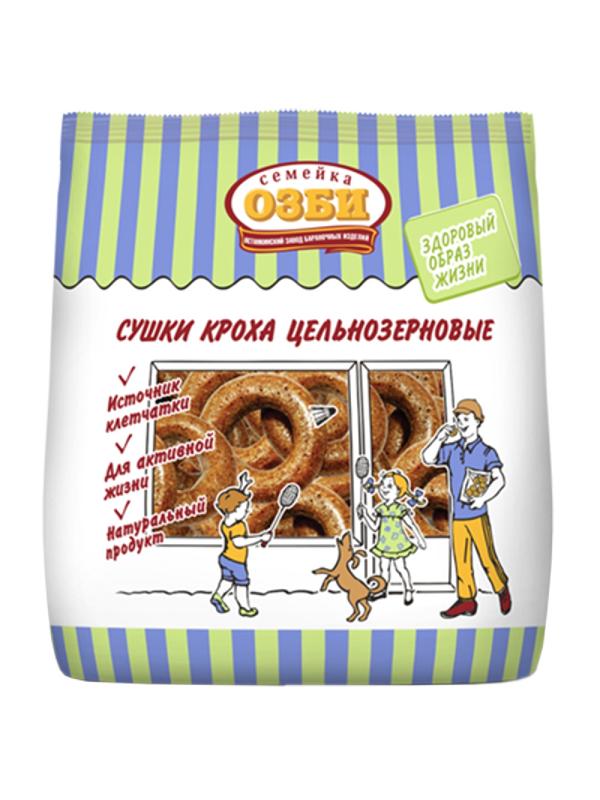 Сушки КРОХА цельнозерновые Семейка ОЗБИ 200 г