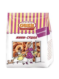 Сушки Мини-сушки простые  Семейка ОЗБИ  150 г. ,305