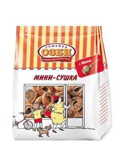 Сушки Мини-сушки с маком  Семейка ОЗБИ  150 г. , 307