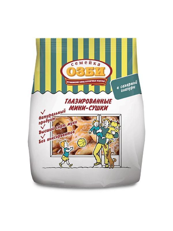Сушки Мини-сушки глазированные  Семейка ОЗБИ  150 г 1046