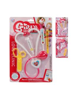 ДЕФЕКТ УПАКОВКИ Игровой набор Доктор, в компл. предметов 4шт, в ассорт.,
блистер