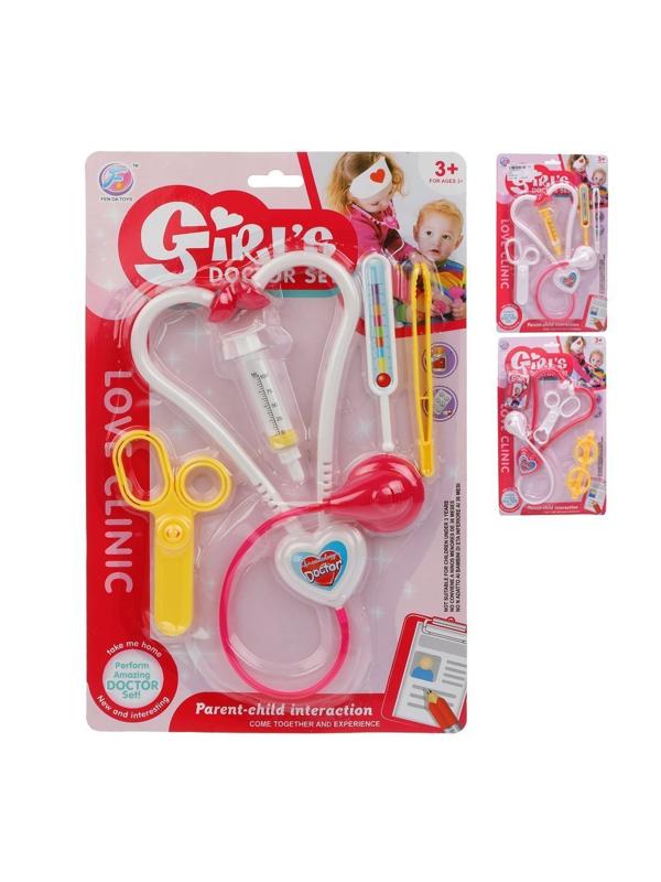 ДЕФЕКТ УПАКОВКИ Игровой набор Доктор, в компл. предметов 4шт, в ассорт.,
блистер