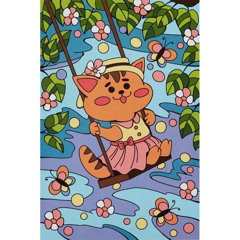 Картина по номерам для малышей ВОЛШЕБНЫЕ ИСТОРИИ Весенние мечты наб Ркн-096