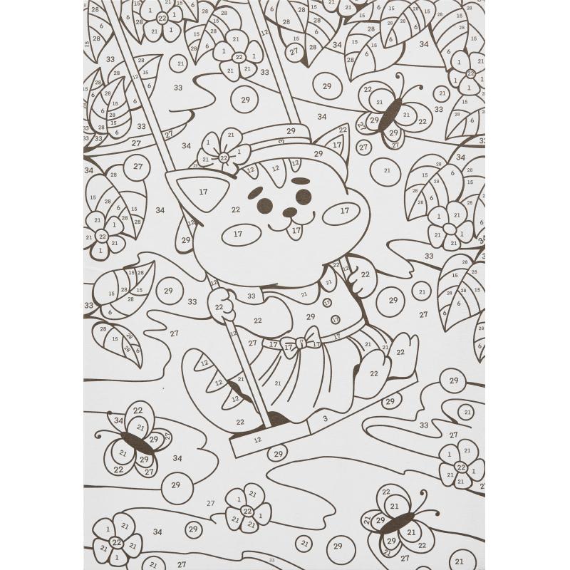 Картина по номерам для малышей ВОЛШЕБНЫЕ ИСТОРИИ Весенние мечты наб Ркн-096