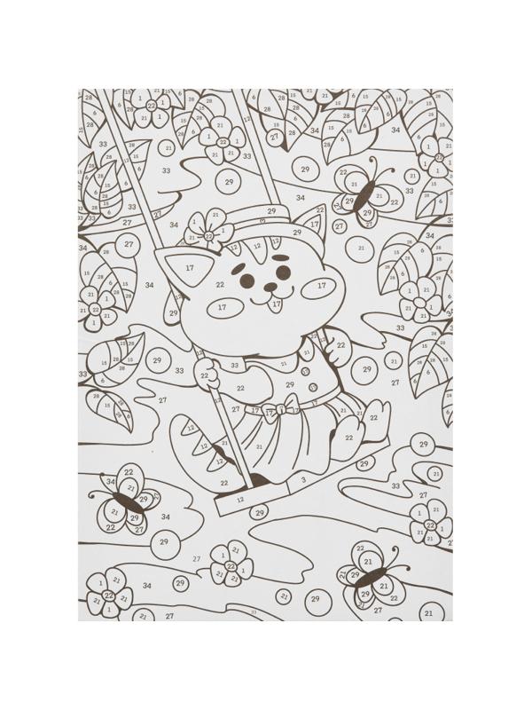 Картина по номерам для малышей ВОЛШЕБНЫЕ ИСТОРИИ Весенние мечты наб Ркн-096