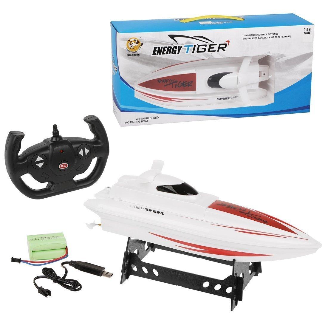 ДЕФЕКТ УПАКОВКИ Катер р/у, 4 канала, в комплекте: предмет 1шт., аккум., USB
шнур, эл.пит.АА*2шт.не вх.в комплект