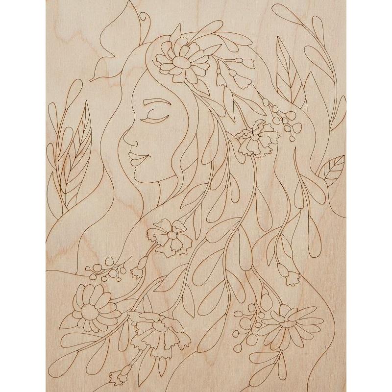 Набор для росписи по дереву Картина Цветочное настр. Цветочные мечты Фр-004