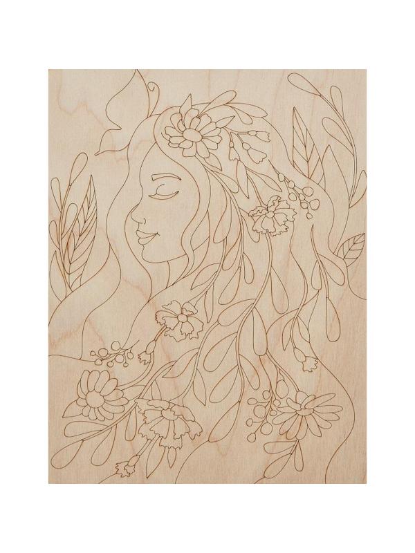 Набор для росписи по дереву Картина Цветочное настр. Цветочные мечты Фр-004