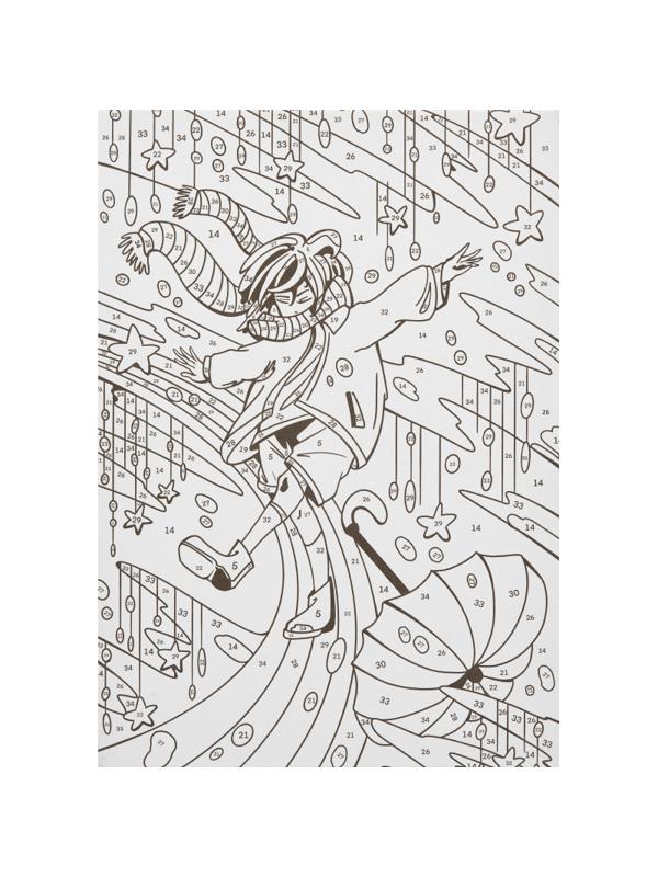 Картина по номерам для малышей АНИМЕ Звездные фантазии набор Ркн-120