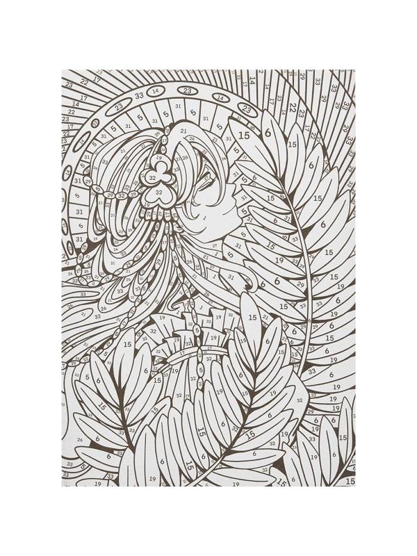 Картина по номерам для малышей АНИМЕ Природа души набор Ркн-117